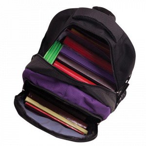 Рюкзак BRAUBERG, для ст.классов/студентов/молодежи, Пурпур,