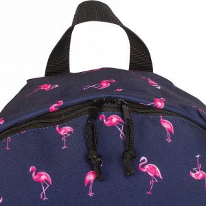 Рюкзак BRAUBERG, универсальный, сити-формат, синий, Фламинго