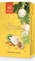 Акция! Миндаль и киви, картонная упаковка 115 г. Новый год