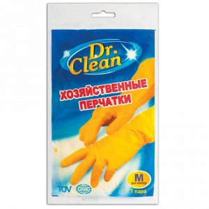 Перчатки хоз.латексные DR.CLEAN (Доктор Клин), без х/б напыл