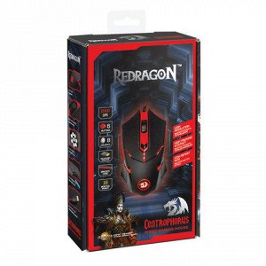 Мышь проводная игровая REDRAGON Centrophorus, USB, 5кнопок+1