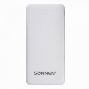 Аккумулятор внешний SONNEN Powerbank V31, 12000 mAh, литий-п