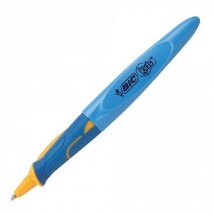 Ручка шариковая BIC Kids Twist, для детей, корпус голубой, у