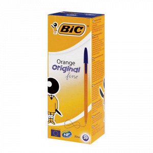 Ручка шариковая BIC Orange, корпус оранжевый, узел 0,8мм, ли