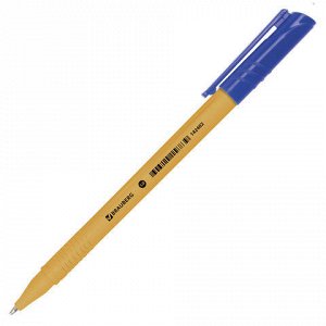 Ручка шариковая BRAUBERG Solar, трехгранная, корпус оранжевы