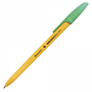 Ручка шариковая BRAUBERG X-333 Orange, корпус оранжевый, узе