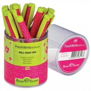 Ручка шариковая BRUNO VISCONTI FreshWrite, Летние цветы, узе