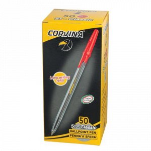 Ручка шариковая CORVINA (Италия) 51 Classic, корпус прозрачн