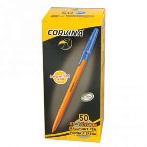 Ручка шариковая CORVINA (Италия) 51 Vintage, корпус оранжевы