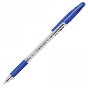 Ручка шариковая ERICH KRAUSE R-301 Grip, корпус прозрачный,
