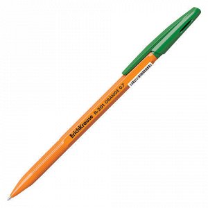 Ручка шариковая ERICH KRAUSE R-301 Orange, корпус оранжевый,