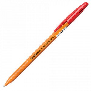 Ручка шариковая ERICH KRAUSE R-301 Orange, корпус оранжевый,