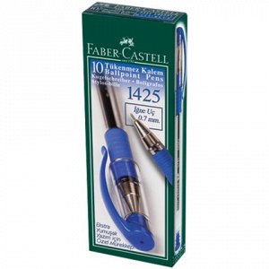 Ручка шариковая FABER-CASTELL 1425, корпус прозрачный, иголь