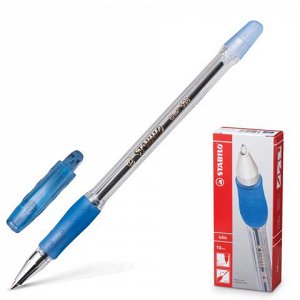 Ручка шариковая STABILO Bille, корпус прозрачный, узел 0,7мм