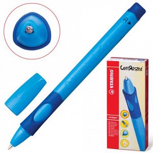 Ручка шариковая STABILO LeftRight, для правшей, корпус синий