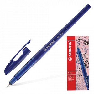 Ручка шариковая STABILO Re-Liner, корпус синий, узел 0,7мм,