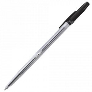 Ручка шариковая ОФИСМАГ Line, корпус прозрачный, узел 1мм, л