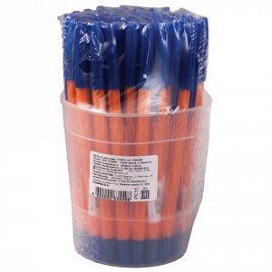 Ручка шариковая СТАММ 111, корпус оранжевый, узел 1,2мм, лин