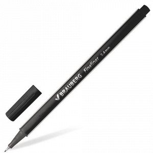 Ручка капиллярная BRAUBERG Aero, трехгранная, металлический