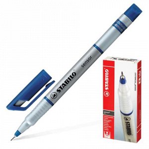 Ручка капиллярная STABILO Sensor, корпус серебристый, толщин