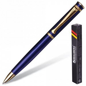 Ручка бизнес-класса шариковая BRAUBERG Perfect Blue, корпус