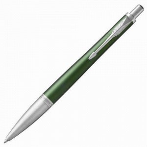 Ручка подарочная шариковая PARKER Urban Premium Green CT, зе