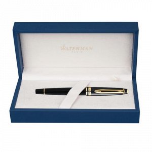 Ручка подарочная перьевая WATERMAN Expert 3 Black Lacquer GT