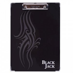 Доска-планшет BRAUBERG "Black Jack" с верхним прижимом А4, 2