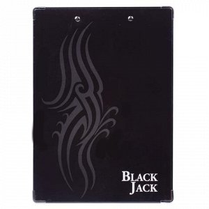 Доска-планшет BRAUBERG "Black Jack" с верхним прижимом А4, 2