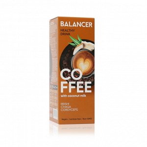 Напиток растворимый BALANCER COFFEE «Кофе на кокосовом молоке», 10 стиков