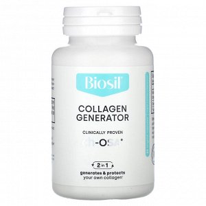 BioSil, Collagen Generator, средство для стимулирования производства коллагена, 30 оригинальных капсул