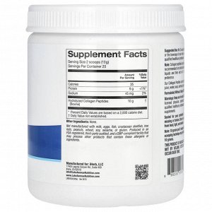 Lake Avenue Nutrition, Гидролизованные пептиды коллагена, тип I и III, без добавок, 200 г (7,05 унции)
