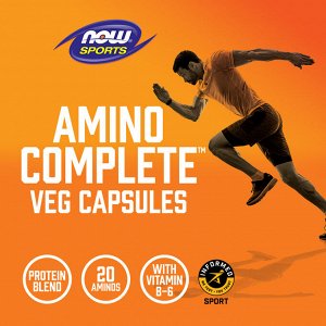 NOW Foods, Sports, аминокислотный комплекс, 360 растительных капсул