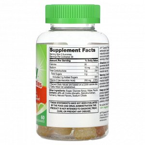21st Century, VitaJoy, жевательные таблетки с витамином C для ежедневного приема, со вкусом цитрусовых, 250 мг, 60 вегетарианских жевательных таблеток (125 мг в 1 жевательной таблетке)