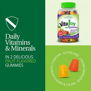 21st Century, VitaJoy, мультивитамины для взрослых, с фруктовым вкусом, 120 жевательных таблеток
