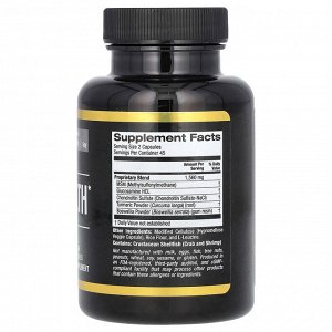 California Gold Nutrition, SPORT, добавка для здоровья суставов, 90 растительных капсул