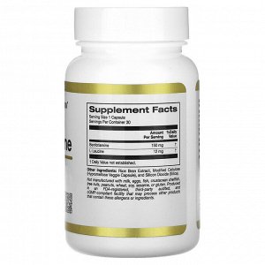 California Gold Nutrition, бенфотиамин, 150 мг, 30 растительных капсул