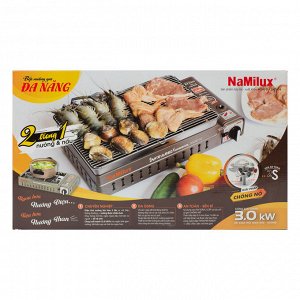 Газовый гриль NaMilux NA-G4205PS/GM2120PS с переходником под большой баллон