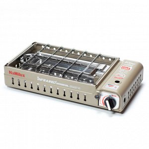 Газовый гриль NaMilux NA-G4205PS/GM2120PS с переходником под большой баллон
