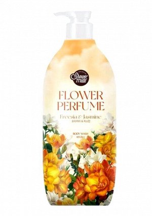 Гель для душа Shower Mate Yellow Flower Парфюмированный с ароматом Фрезии и Жасмина 900мл пр-во Ю.Корея