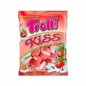 Мармелад Тролли Клубничный поцелуй Trolli Kiss 150 гр