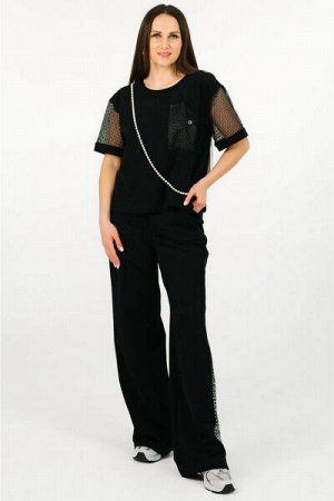 Блуза, брюки  MONA STYLE FASHION&DESIGN 24018 черный