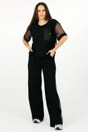 Блуза, брюки  MONA STYLE FASHION&DESIGN 24018 черный