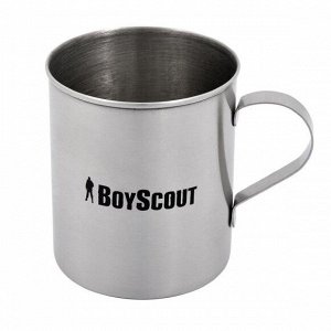Кружка Туристическая BOYSCOUT 400мл нержавеющая сталь