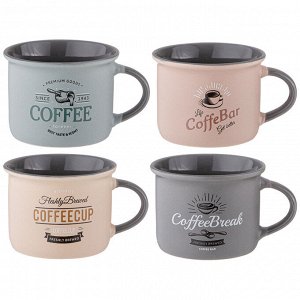 НАБОР КРУЖЕК ИЗ 4 ШТ ""COFFEE"" 160 МЛ