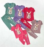 Костюм Д футболка+леггинсы/зайка/CUTE BUNNY