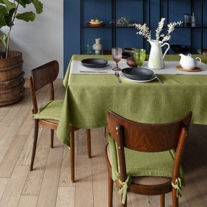 Скатерть 165х200 см, 280 г/м2, Волшебная ночь, Оливка, зеленая