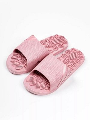 Тапочки с массажным эффектом AMARO HOME Healthy Feet Открытый нос (Розовый) 40-41, pink