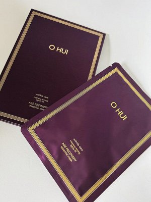 OHUI AGE RECOVERY essential mask wrinkle care intensive firming tightly lift Интенсивная антвозрастная маска с функцией разглаживания морщин 27 гр