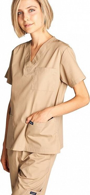 Dagacci Scrubs Medical Uniform Unisex - униформа для медперсонала в оттенке хаки